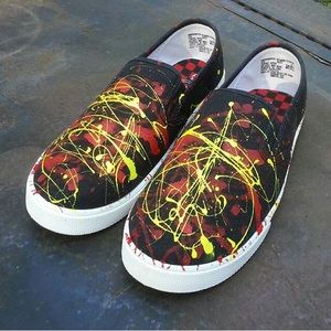 Bnc customs painted shoes